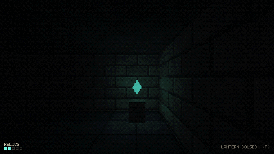 Relic with lantern doused